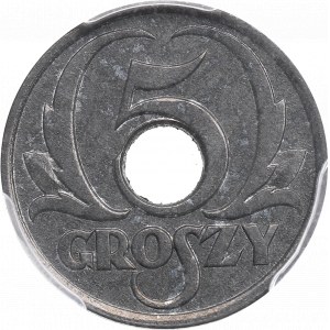 GG, 5 groszy 1939 - PCGS MS64