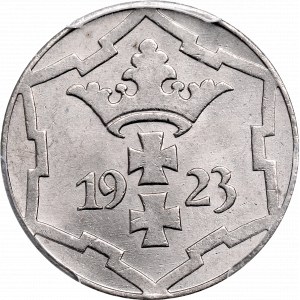 Wolne Miasto Gdańsk, 10 fenigów 1923 - PCGS MS64