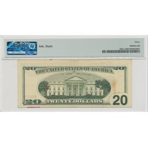 États-Unis, 20 $ 1996 destruction - PMG 30