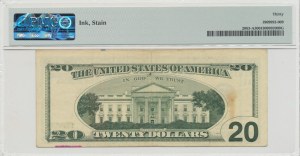 USA, 20 dolarů 1996 destrukce - PMG 30