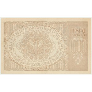 II RP, 1000 marks polonais 1919 ZAB