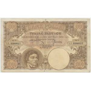 II RP, 1000 Zloty 28. Februar 1919