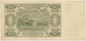 PRL, 50 złotych 1948 J