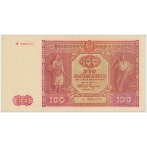 PRL, 100 zlotých 1946 H