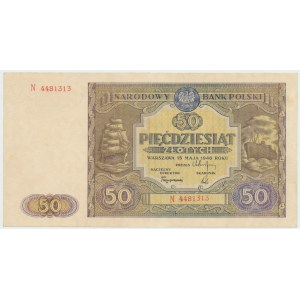 PRL, 50 złotych 1946 N