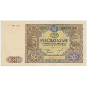 PRL, 50 zlotých 1946 N