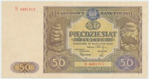 PRL, 50 złotych 1946 N