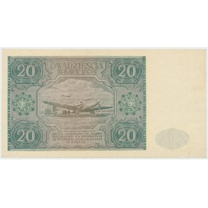 PRL, 20 złotych 1946 D