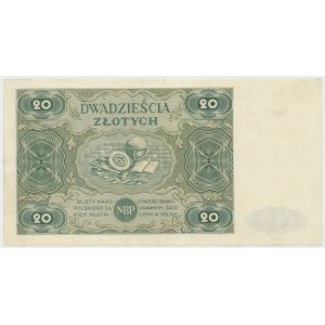 PRL, 20 złotych 1947 B