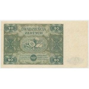 People's Republic of Poland, 20 zloty 1947 D