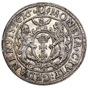 Sigismund III. Vasa, Ort 1616, Danzig - Büste mit Kragen