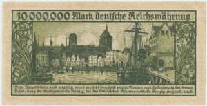 Gdaňsk, 10 milionů marek 1923