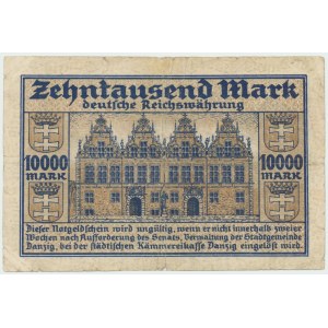Gdańsk, 10.000 marek 1923 - rzadki