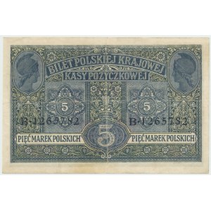 GG, 5 mkp 1916 B - Obecné jízdenky