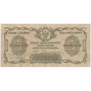 II RP, 5 milioni di marchi polacchi 1923 A