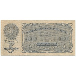 II RP, 5 millions de marks polonais 1923 A