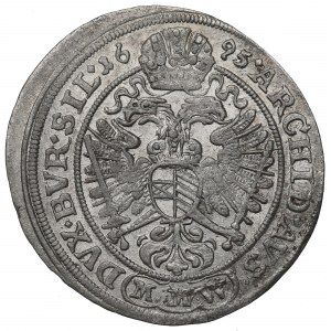 Schlesien under Habsburg, Leopold I, 3 kreuzer 1695, Breslau