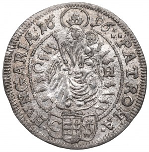 Hungary, 3 kreuzer 1696, Bratislava