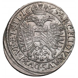 Schlesien, Leopold I, 3 kreuzer 1665, Glatz
