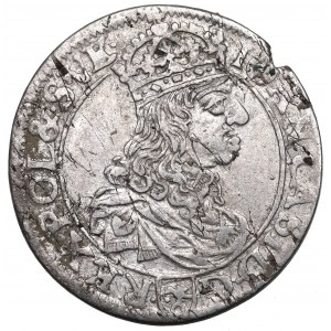 John II Casimir, 6 groschen 1661, Cracow