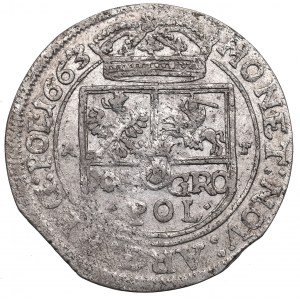 Jan II Kazimierz, Tymf 1663, Kraków - nieopisany