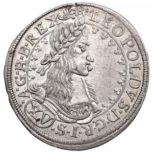 Austria, Leopoldo I, 15 krajcars 1662 Vienna