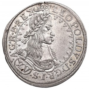 Rakúsko, Leopold I., 15 krajcars 1662 Viedeň