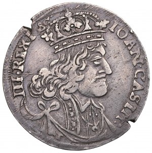 John II Casimir, 18 groschen 1656, Cracow