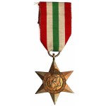 PSZnZ, The Italy Star z zaświadczeniem 6 Lwowska Brygada Piechoty