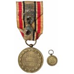 II RP, Medaille Polen für seinen Verteidiger - für den Krieg 1918-1921, verliehen von der Bürgergarde Lublin