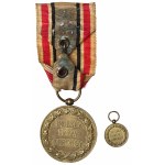 II RP, Médaille de la Pologne à son défenseur - pour la guerre 1918-1921, décernée par la Garde civique de Lublin