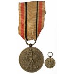 II RP, Médaille de la Pologne à son défenseur - pour la guerre 1918-1921, décernée par la Garde civique de Lublin