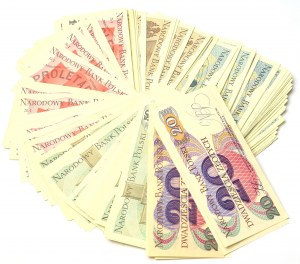 PRL, Set of 20-1,000 zlotys (150 copies)