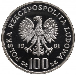 Repubblica Popolare di Polonia, 100 zloty 1981 Protezione dell'ambiente - Cavallo