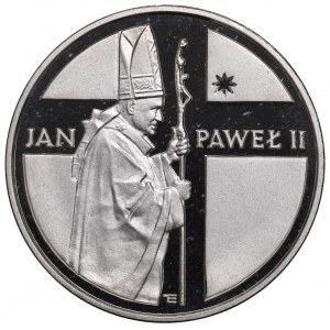 People's Republic of Poland, 10,000 zloty 1989 - John Paul II half figure
