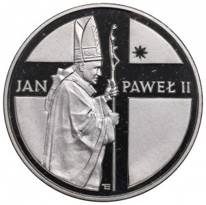 PRL, 10.000 złotych 1989 - Jan Paweł II półpostać