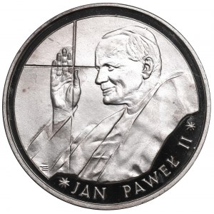 Volksrepublik Polen, 10.000 Zloty 1988 Johannes Paul II, Das dünne Kreuz