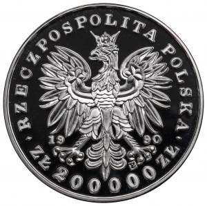III RP, 200.000 złotych 1990, Kościuszko duży tryptyk