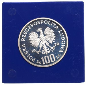 Volksrepublik Polen, 100 Zloty 1978 Umweltschutz - Biber