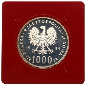 People's Republic of Poland, 1,000 gold 1984 Witos - Sample