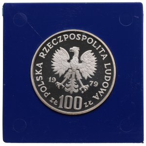 PRL, 100 złotych 1979 Ochrona środowiska - Ryś