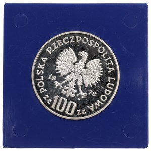 Volksrepublik Polen, 100 Zloty 1978 Umweltschutz - Elch