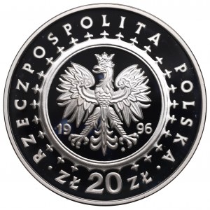 III RP, 20 złotych 1996 - Zamek w Lidzbarku Warmińskim