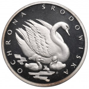 Volksrepublik Polen, 500 Zloty 1984 Umweltschutz - Schwan
