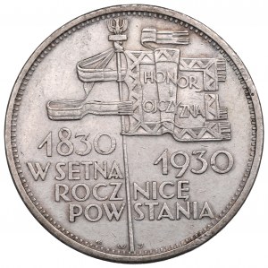 II Republic of Poland, 5 zloty 1930 November uprising