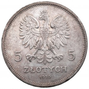 II Republic of Poland, 5 zloty 1930 November uprising