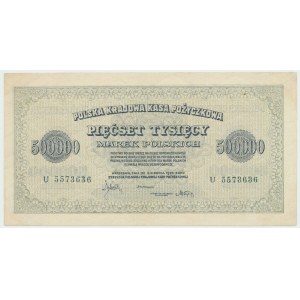 II RP, 500,000 Polish marks 1923 U