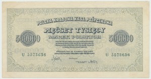 II RP, 500 000 marek polskich 1923 U