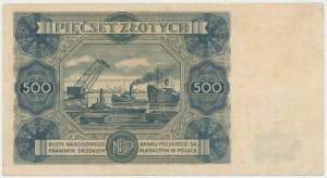Repubblica Popolare di Polonia, 500 zloty 1947 S2