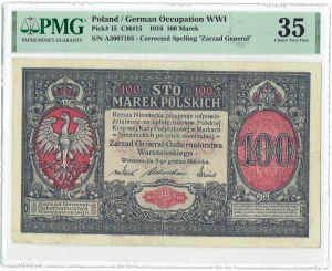 GG, 100 mkp 1916, Général - PMG 35